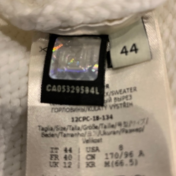 FENDI EMBROIDERED STRIPED COTTON SWEATER - Picture 11 of 15